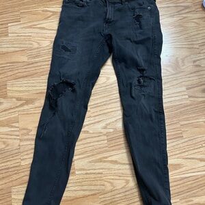 Men’s Black Distressed Jeans sz 32x30
